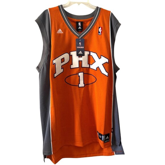 Phoenix Suns Amare Stoudemire #1 Signed Basketball Adidas NBA Jersey XXL NWT - Picture 1 of 10
